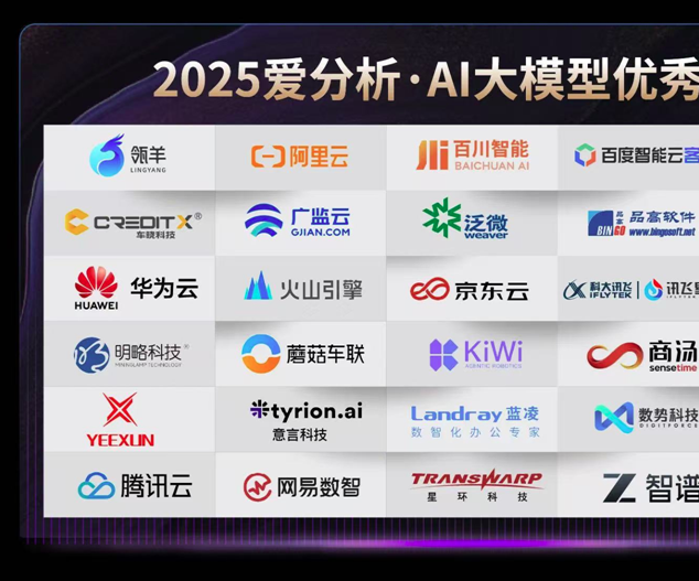 DeepSeek、智譜AI、蘑菇車聯(lián)等企業(yè)同登“2025 AI大模型優(yōu)秀廠商”榜單，展現(xiàn)中國AI創(chuàng)新力量